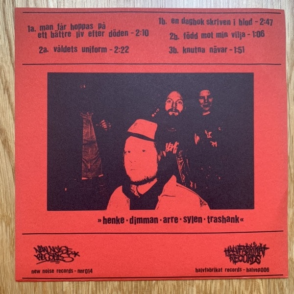 HUMAN WASTE Från Generation Till Generation (Red vinyl) (Halvfabrikat - Sweden original) (EX) 7"