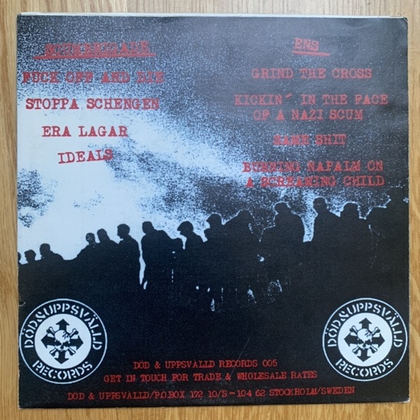 SCUMBRIGADE / ENS Split (Död & Uppsvälld - Sweden original) (EX) 7"