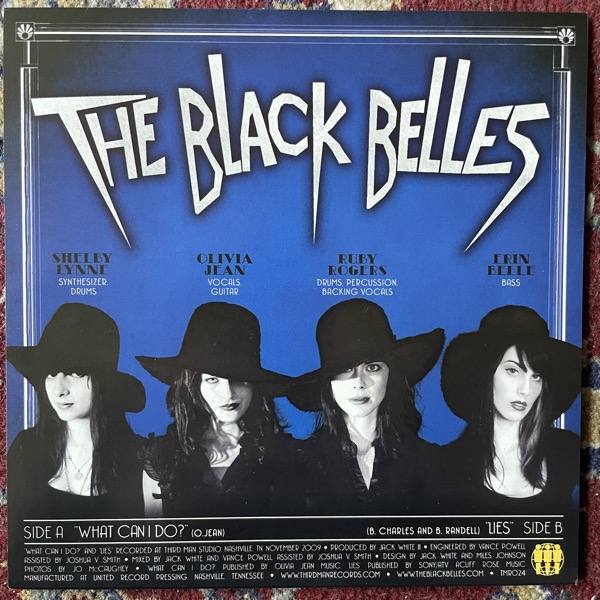 BLACK BELLES, the What Can I Do? (Third Man - USA original) (NM/EX) 7"