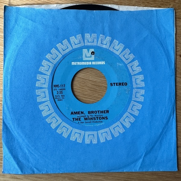 WINSTONS, the Color Him Father / Amen, Brother (Metromedia - USA original) (VG/VG-) 7"