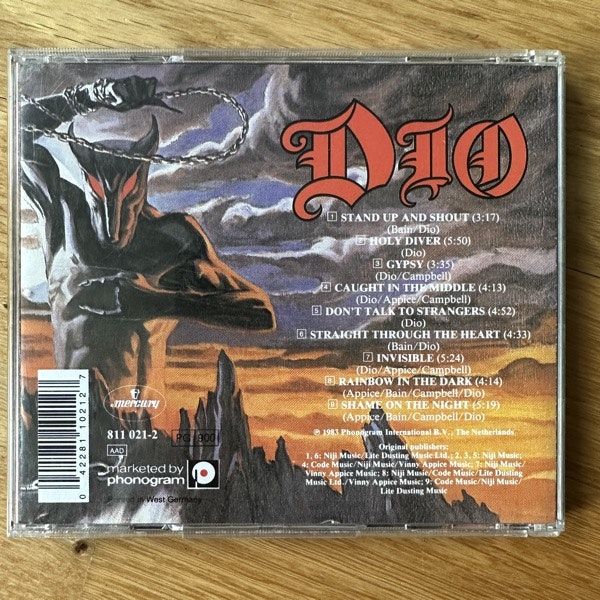 DIO Holy Diver (Mercury - Europe reissue) (EX) CD