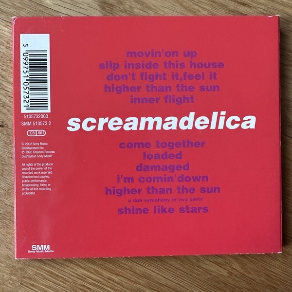 PRIMAL SCREAM Screamadelica (Sony - Europe reissue) (EX) CD