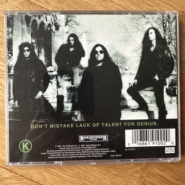 TYPE O NEGATIVE Bloody Kisses (Roadrunner - Europe original) (EX) CD