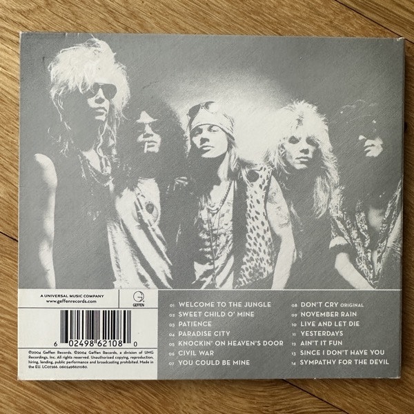 GUNS N' ROSES Greatest Hits (Geffen - Europe original) (VG+) CD