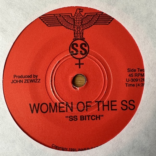 WOMEN OF THE SS SS Orgy / SS Bitch (Inner-X-Musick - USA original) (VG+) 7"