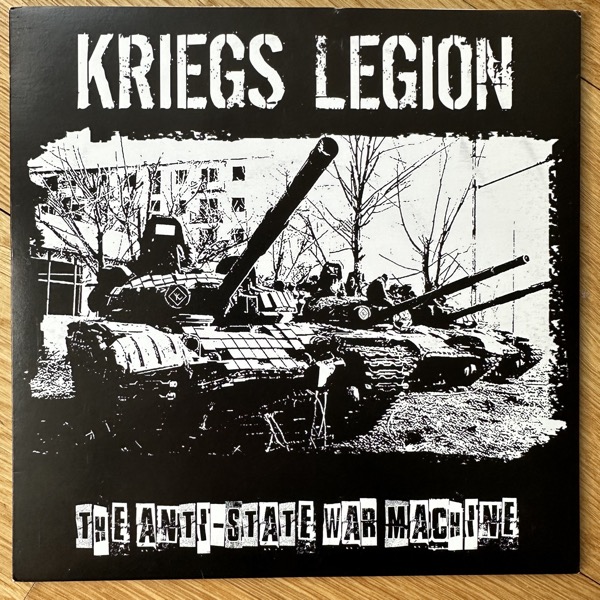 KRIEGS LEGION The Anti-State War Machine (Red/black splatter vinyl) (Streetrock - USA original) (EX) 7"