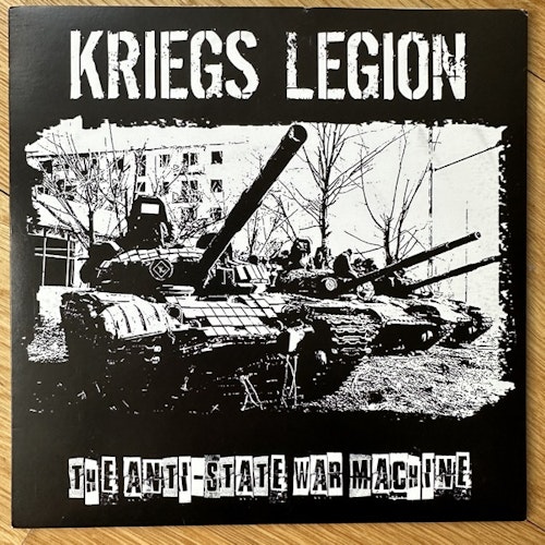 KRIEGS LEGION The Anti-State War Machine (Red/black splatter vinyl) (Streetrock - USA original) (EX) 7"