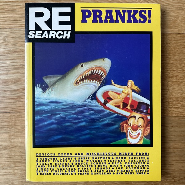 RE/SEARCH Pranks! (Re/Search - 2nd printing 1988) (VG+) BOOK