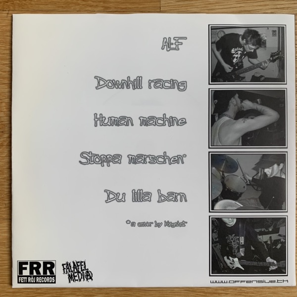 OFFENSIVE Human Machine (Falafel Media - Sweden original) (EX/VG+) 7"