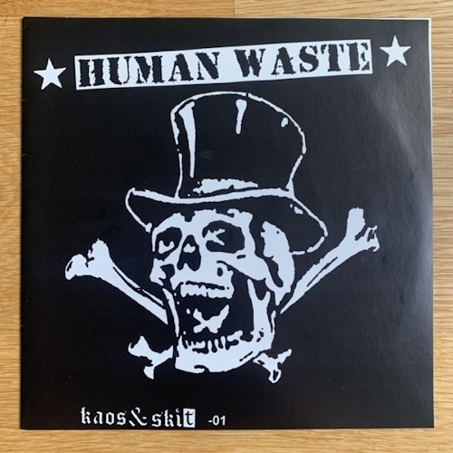 HUMAN WASTE / ALDO Split (Clear purple vinyl) (New Noise - Sweden original) (EX) 7"