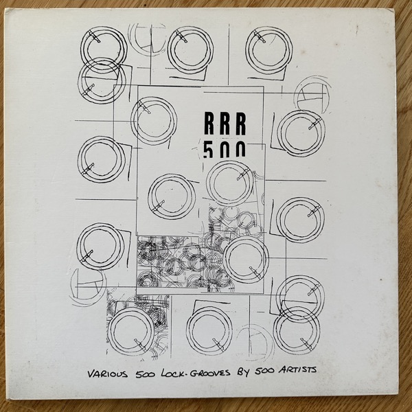VARIOUS RRR 500 (Various 500 Lock-Grooves By 500 Artists) (RRRecords - USA original) (VG+/EX) LP