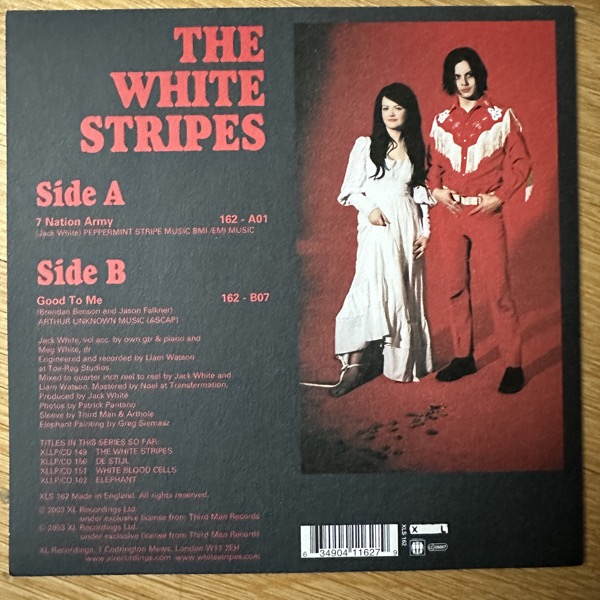 WHITE STRIPES, the 7 Nation Army (XL - UK original) (EX/VG+) 7"