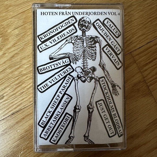 VARIOUS Hoten Från Underjorden Vol 4 (Esox Lucius - Sweden original) (EX) TAPE