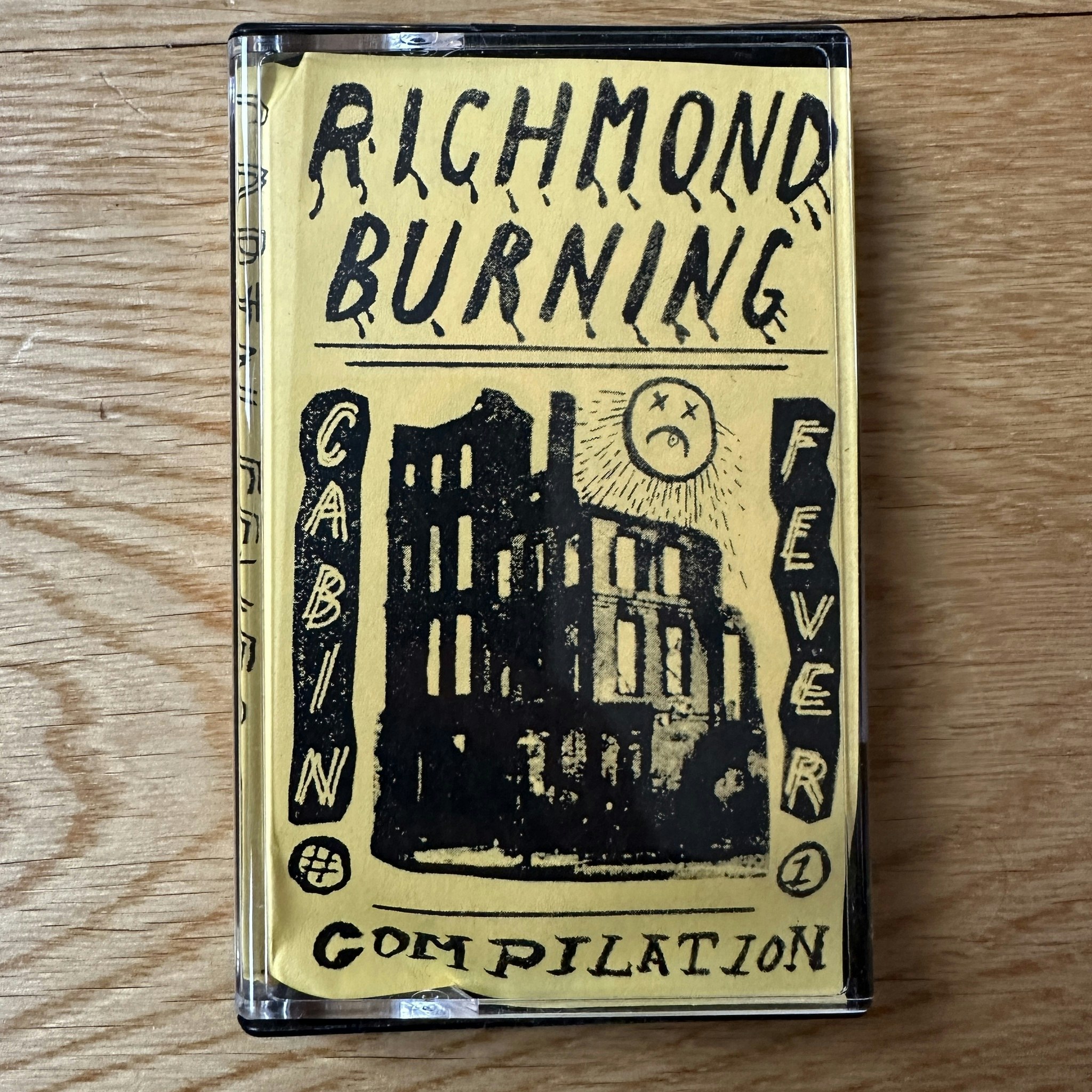 VARIOUS Richmond Burning Compilation (Cabin Fever - USA original) (VG) TAPE