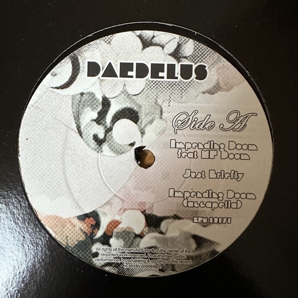 DAEDELUS Impending Doom (Feat. MF DOOM) (Ninja Tune - UK original) (EX) 12"