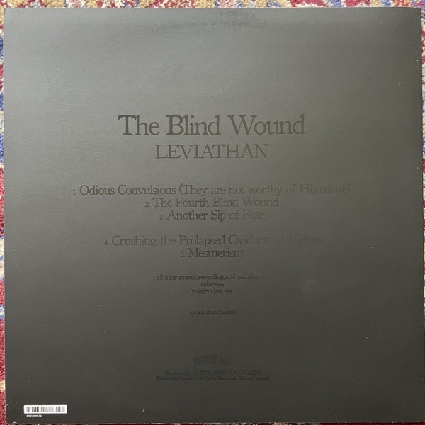 LEVIATHAN The Blind Wound (Southern Lord - USA 2nd press) (NM/EX) LP