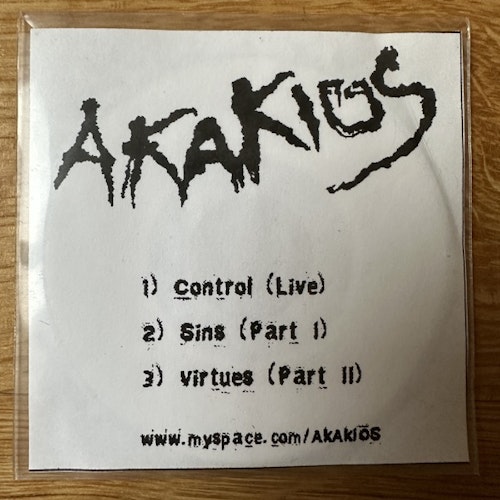 AKAKIOS Demo (Self released - UK original) (EX) 3" CDR