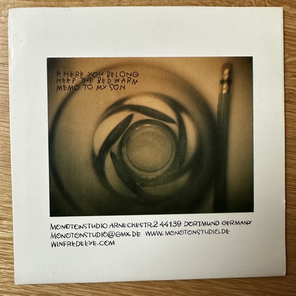 WINFRED E. EYE Winfred E. Eye (Monotonstudio - Germany original) (EX) CDM