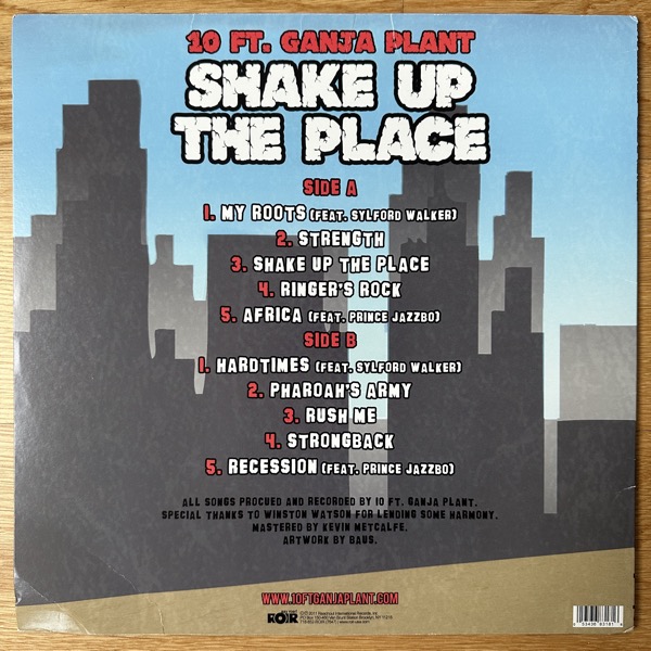 10 FT. GANJA PLANT Shake Up The Place (ROIR - USA original) (VG) LP