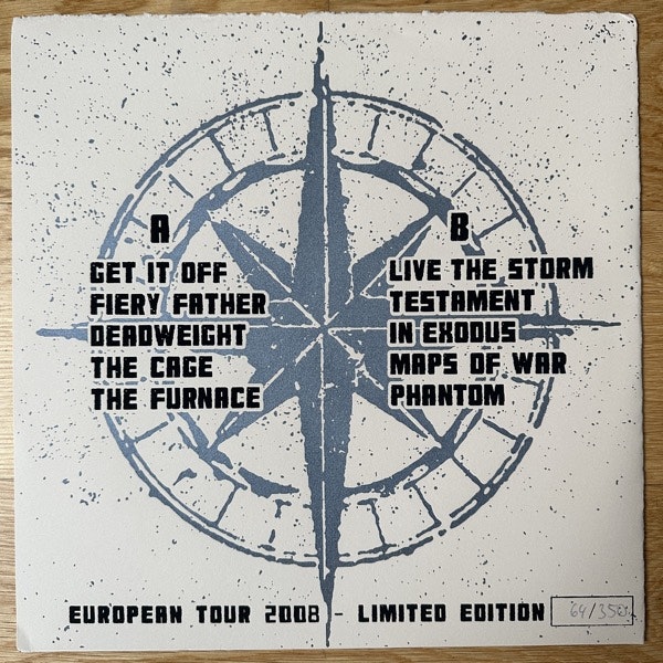 DISFEAR Live The Storm (Signed tour edition, red vinyl) (Disfear - Sweden original) (EX) LP
