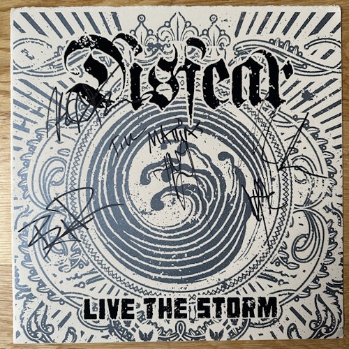 DISFEAR Live The Storm (Signed tour edition, red vinyl) (Disfear - Sweden original) (EX) LP
