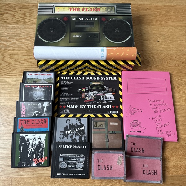 CLASH, the Sound System (Columbia - Europe original) (VG+(NM) 11xCD+DVD BOX