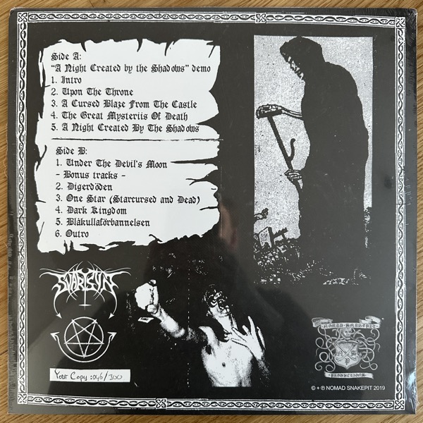 SVARTSYN A Night Created By The Shadows​.​.​. And The Resuscitation Of Unspoken Rituals (Nomad Snakepit – Holland original) (SS) LP