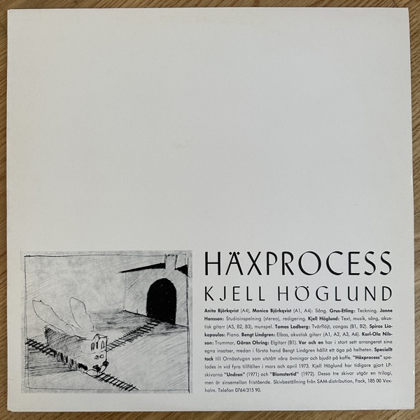 KJELL HÖGLUND Häxprocess (Alternativ - Sweden 2nd press) (VG+/NM) LP
