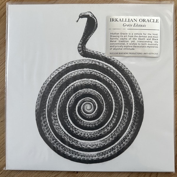 IRKALLIAN ORACLE Grave Ekstasis (Nuclear War Now! - USA reissue) (NM) LP