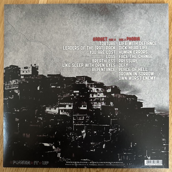 GADGET / PHOBIA Split (Power It Up – Germany original) (NM) LP