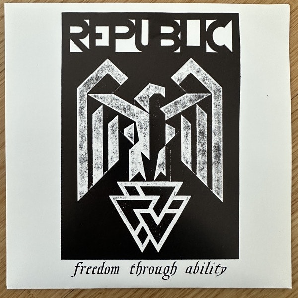 REPUBLIC Freedom Through Ability (White vinyl) (Storm - USA original) (EX/NM) 7"