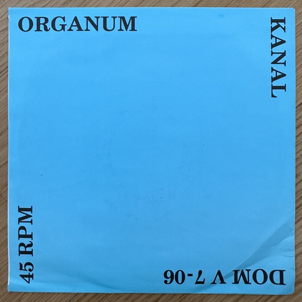 ORGANUM Kanal (Dom - Germany original) (VG+) 7"