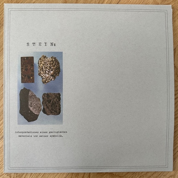 VARIOUS Stein: Interpretationen Eines Geologischen Materials Und Seiner Symbolik (Verlautbarung – Germany original) (NM) 2LP+7"