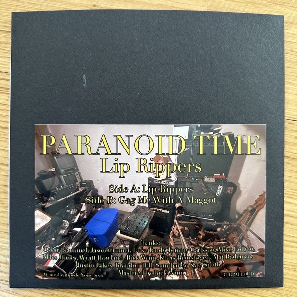 PARANOID TIME Lip Rippers (White Centipede Noise – Germany original) (NM/EX) 7"