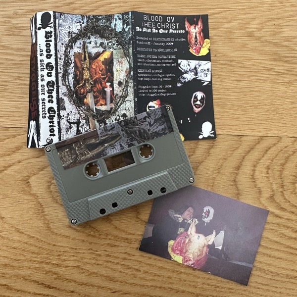 BLOOD OV THEE CHRIST ...As Sick As Our Secrets (Styggelse - Sweden original) (NM) TAPE
