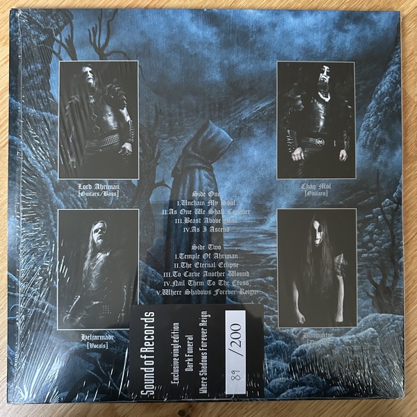 DARK FUNERAL Where Shadows Forever Reign (Clear vinyl) (Century Media - Germany original) (NM) LP