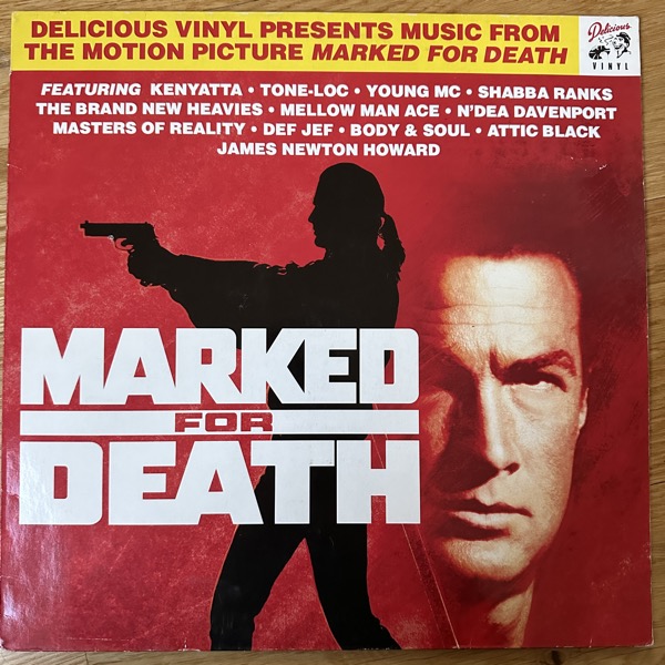 SOUNDTRACK Marked For Death (Delicious Vinyl - Germany original) (VG+/VG) LP