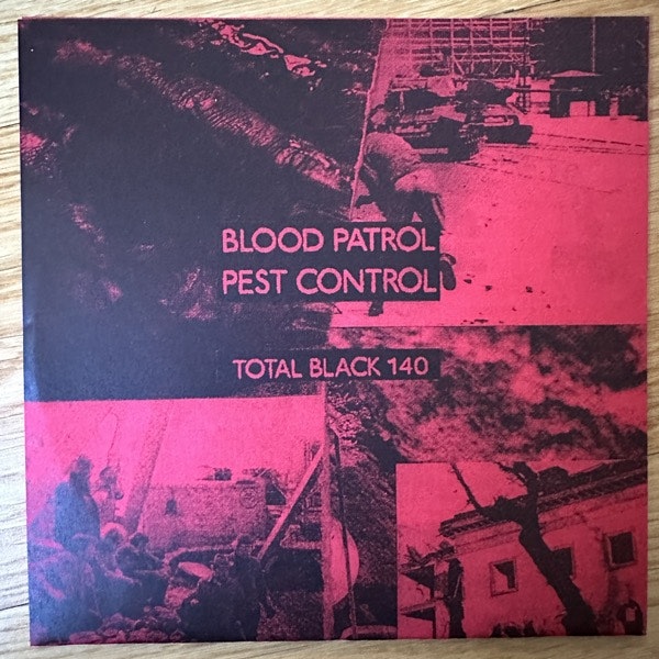 GRAUSTICH Blood Patrol (Red sleeve) (Total Black - Germany original) (NM/EX) LATHE CUT 7"