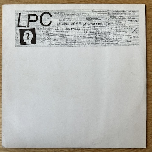LUCKY PEOPLE CENTER What Is It? (Beverage - Sweden original) (VG+) 12"