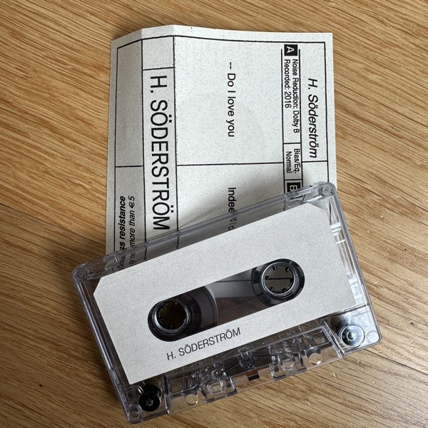 HENRIK SÖDERSTRÖM Do I Love You (Labelless Resistance – Sweden original) (NM) TAPE