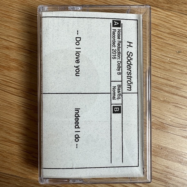 HENRIK SÖDERSTRÖM Do I Love You (Labelless Resistance – Sweden original) (NM) TAPE