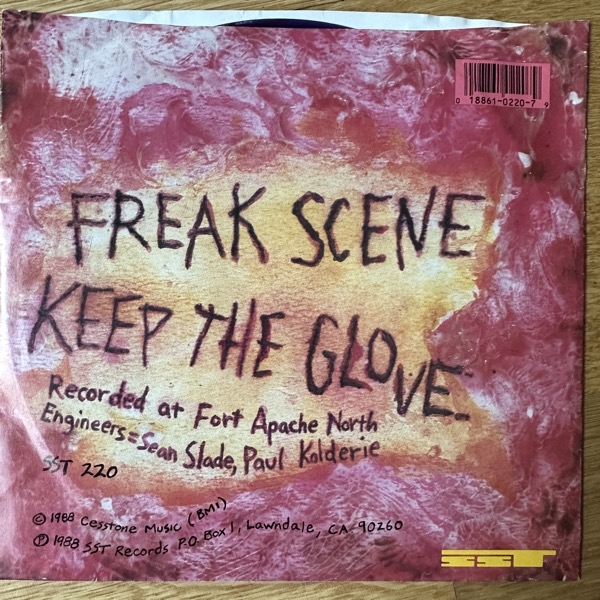 DINOSAUR JR Freak Scene (Purple vinyl) (SST - USA original) (VG+) 7"