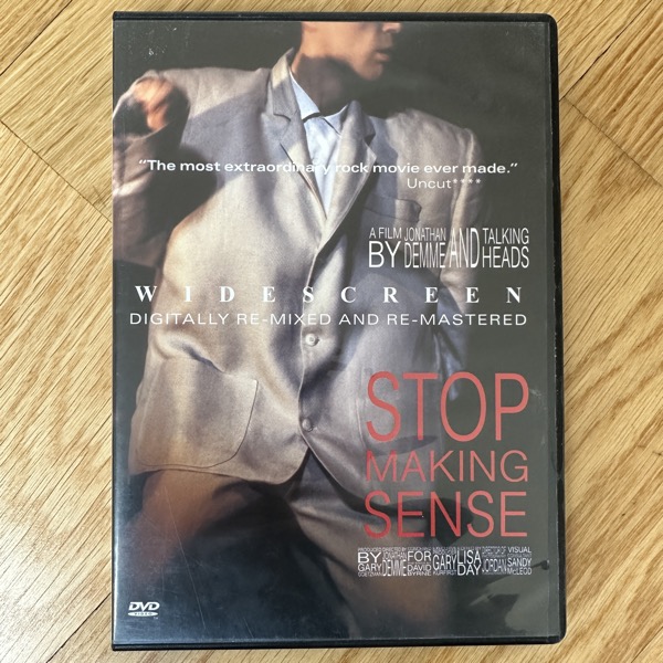 TALKING HEADS Stop Making Sense (Video/Film Express - Holland reissue) (EX) DVD