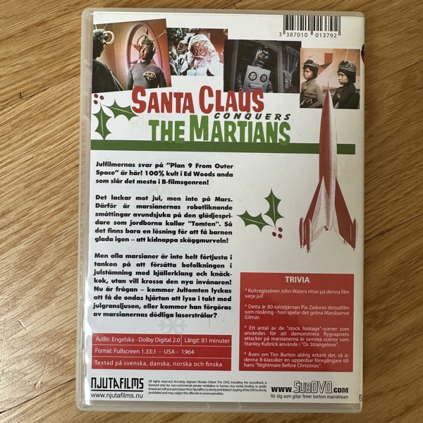 SANTA CLAUS CONQUERS THE MARTIANS (NM) DVD