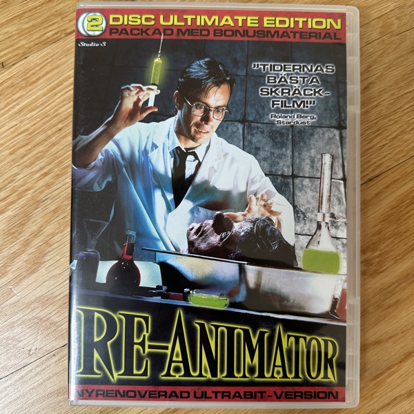 RE-ANIMATOR Ultimate Edition (NM) 2xDVD