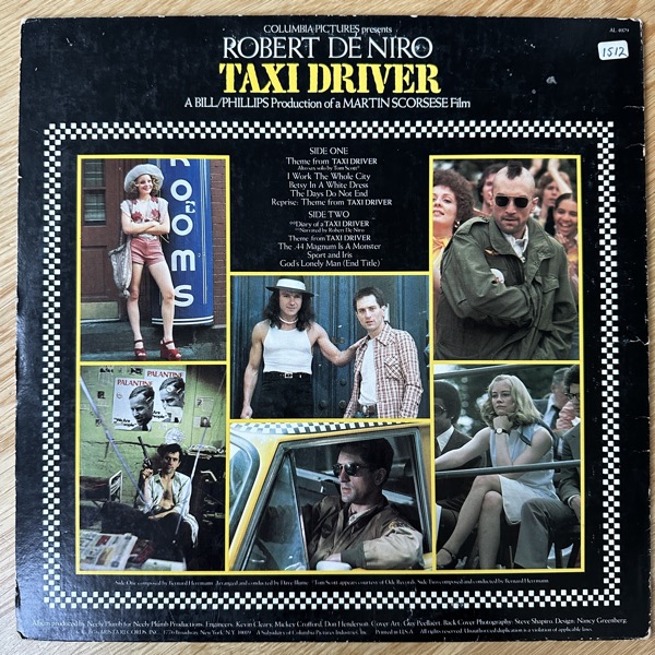 SOUNDTRACK Bernard Herrmann – Taxi Driver (Arista - USA original) (VG/VG+) LP