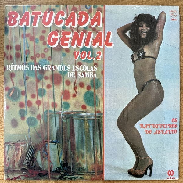 OS BATUQUEIROS DO ASFALTO Batucada Genial Vol. 2 (Ôba – Brazil original) (EX) LP