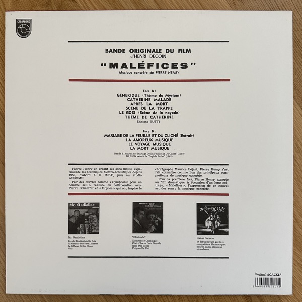 PIERRE HENRY Maléfices (Cacophonic – UK original) (NM) LP