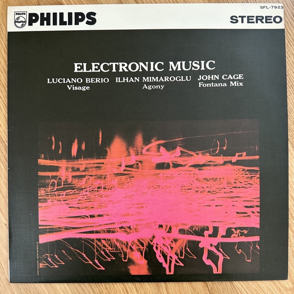JOHN CAGE, LUCIANO BERIO, ILHAN MIMAROGLU Electronic Music (Philips - Japan original) (VG+/EX) (NWW List) LP