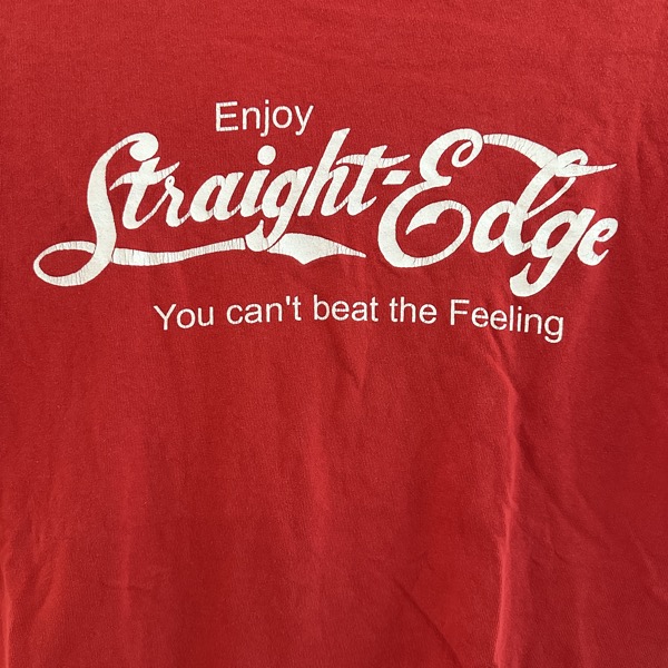 STRAIGHT EDGE You Can't Beat the Feeling (M) (USED) T-SHIRT
